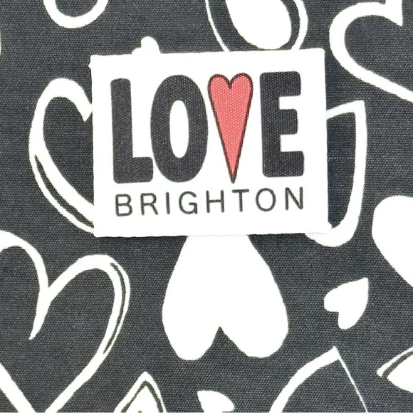 NEW BRIGHTON Endless Love Black White Hearts Women display picture 1